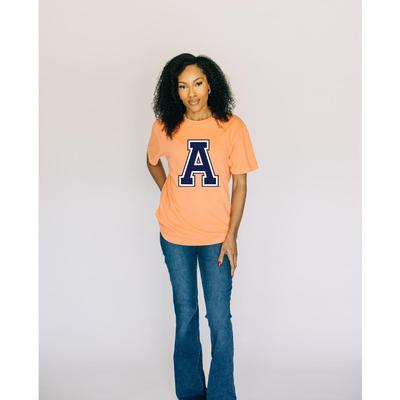 Auburn Old School A Comfort Colors Tee BURNT_ORANGE