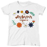  Auburn Wes And Willy Infant Flower Design Blend Tee