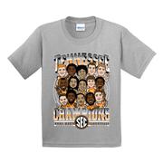  Tennessee Basketball 2023- 24 Sec Regular Season Champions Youth Character Tee