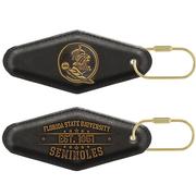  Florida State Zep- Pro Burnished Leather Keychain