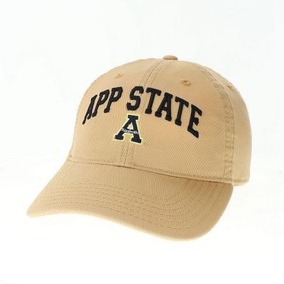 App State Legacy Arch Logo Adjustable Hat STRAW