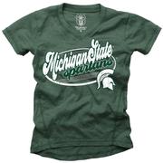  Michigan State Wes And Willy Youth Blend Slub Tee