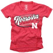  Nebraska Wes And Willy Kids Blend Slub Tee