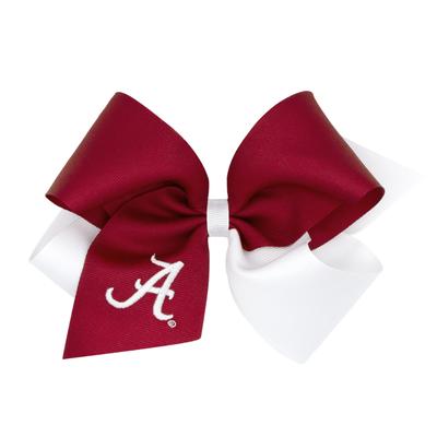 Alabama Wee Ones King Two-Tone Embroidered Logo Bow
