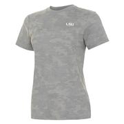  Lsu Antigua Women's Rogue Brushed Camo Tee