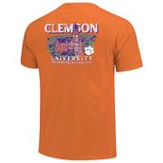  Clemson Image One Painted Campus Comfort Colors Tee