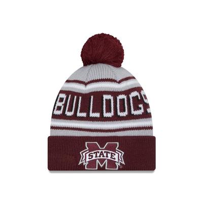 Mississippi State New Era Knit Bulldogs Beanie