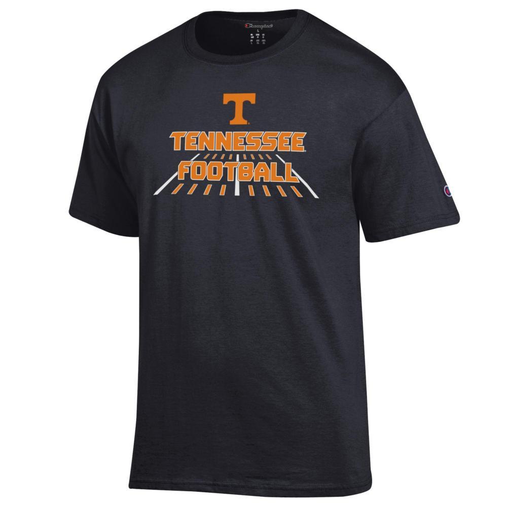 Vols | Tennessee Champion Wordmark Football Field Tee | Alumni Hall