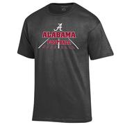  Alabama Champion Wordmark Football Field Tee