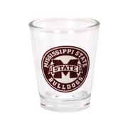  Mississippi State 2oz Bullseye Shot Glass