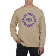  Lsu Uscape Radial Pigment Dye Crew Sweatshirt