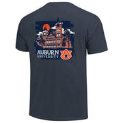  Auburn Image One Painted School Hall Comfort Colors Tee