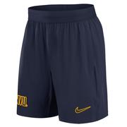  West Virginia Nike Dri- Fit Woven Sideline Shorts