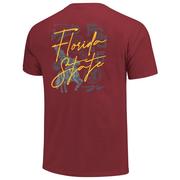  Florida State Image One Vintage Watermarks Comfort Colors Tee