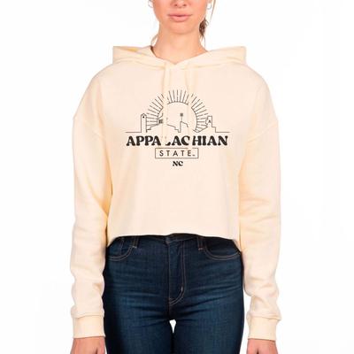 App State Uscape Old School Cropped Hoodie