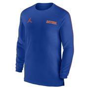  Florida Jordan Brand Dri- Fit Sideline Uv Coach Long Sleeve Top