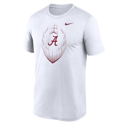 Alabama Nike Legend Football Icon Tee WHITE