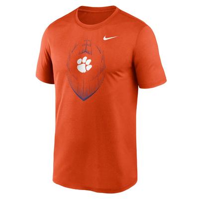 Clemson Nike Legend Football Icon Tee ORANGE