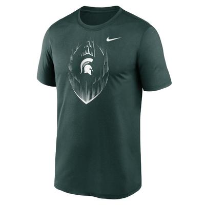 Michigan State Nike Legend Football Icon Tee PRO_GREEN