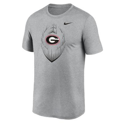 Georgia Nike Legend Football Icon Tee