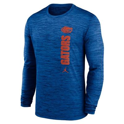 Florida Jordan Brand Dri-Fit Sideline Velocity Long Sleeve Tee ROYAL