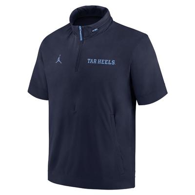 UNC Jordan Brand Sideline Lightweight Coach Jacket NAVY