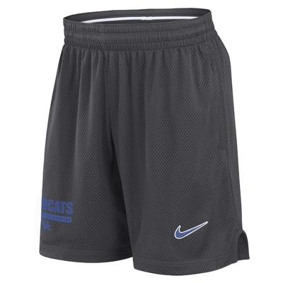 Kentucky Nike Dri-fit Sideline Mesh Shorts ANTHRACITE