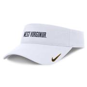  West Virginia Nike Dri- Fit Sideline Ace Visor