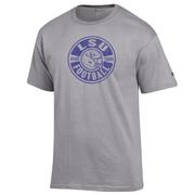  Lsu Champion Distressed Circle Football Helmet Tee