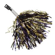  Purple And Gold Shimmer Pom Pom