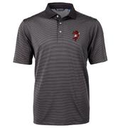  Arkansas Cutter & Buck Men's Pitching Ribby Virtue Eco Micro Stripe Polo