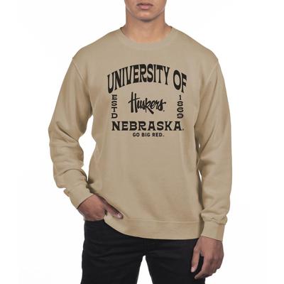 Nebraska Uscape Wild Pigment Dye Crew Sweatshirt