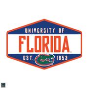  Florida 3.25 Inch Hexagon Badge Rugged Sticker Decal