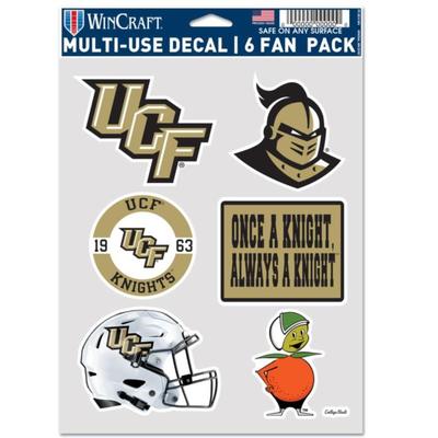 UCF Fan Decal 6 Pack