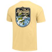  App State Fishing Splash Badge Comfort Colors Tee