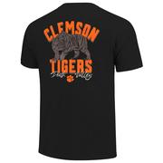  Clemson Tiger Statue Arc Stone Comfort Colors Tee