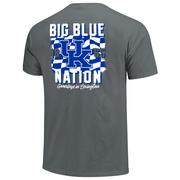  Kentucky Checkerboard Splatter Comfort Colors Tee