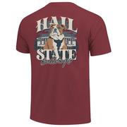  Mississippi State Stadium Mascot Phrase Comfort Colors Pocket Tee