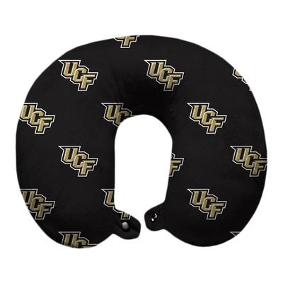 UCF Pegasus Uneck Repeat Logo Travel Pillow