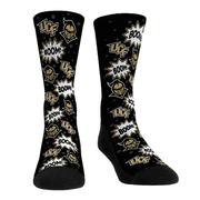  Ucf Rock ' Em Boom All Over Socks