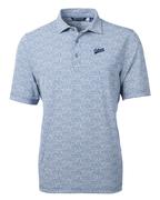  Auburn Script Cutter & Buck Eco Botanical Print Polo