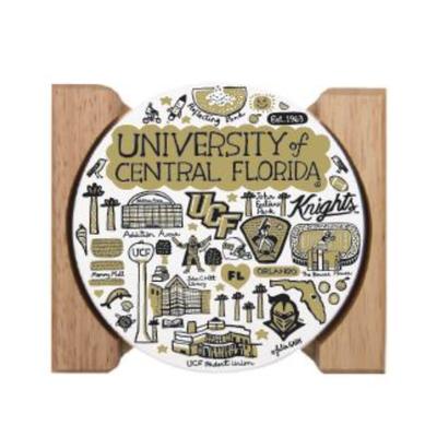 UCF Julia Gash 4-Pack Coasters