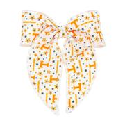  Tennessee Wee Ones Medium Signature Collegiate Logo Print Fabric Bowtie With Knot And Tails