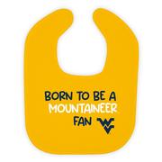  West Virginia Wee Ones Little Fan Soft Bib