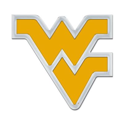 West Virginia Wincraft Color Chrome Emblem