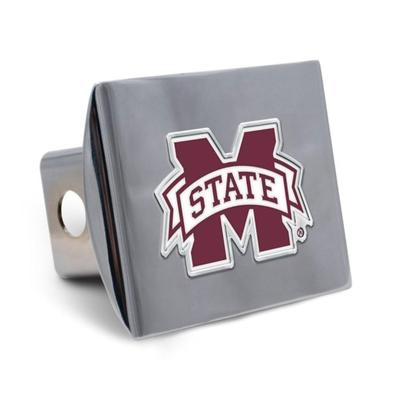 Mississippi State Wincraft Chrome Color Hitch Cover