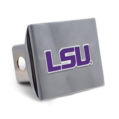 LSU Tigers Wincraft Chrome Color Hitch Cover