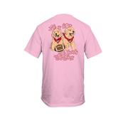  Georgia Women's Double Puppies Comfort Colors Tee