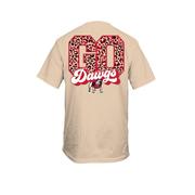  Georgia Women's Big Go Leopard Comfort Colors Tee