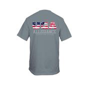  Georgia Patriotic Logo Comfort Colors Tee